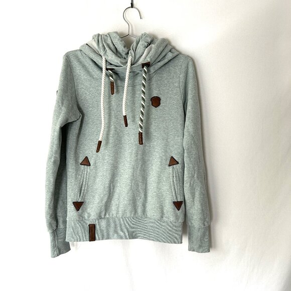 Naketano Double Funnel Hoodie Aqua S - Picture 1 of 7